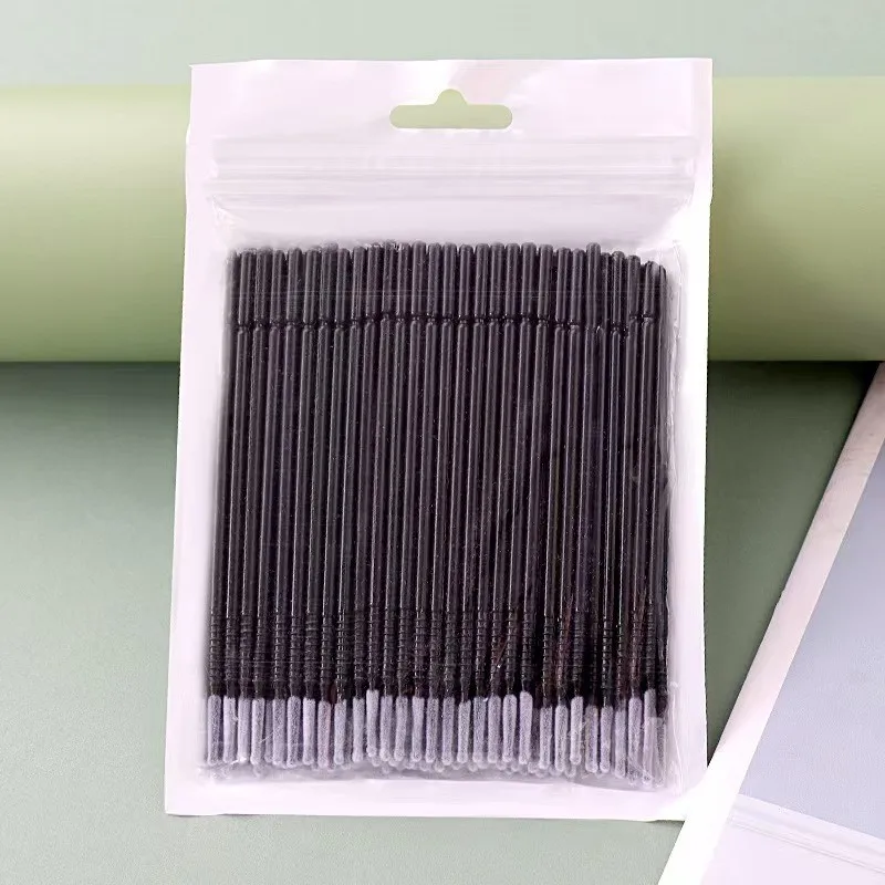 Wholesale 500pcs/lot LongTip Eyelash Extension Cleaning Swabs Lash Lift Glue Remover Applicators Makeup Micro Brushes Tool