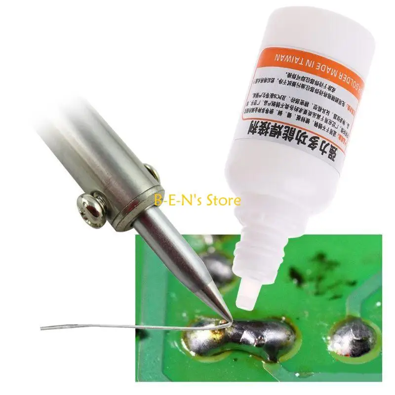 

Y1AD Stainless Steel Flux Soldering Paste Stainless Steel Liquid Solder Tool 35ml