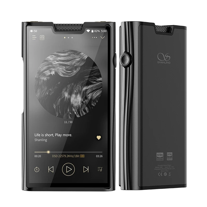 SHANLING M8T Tube Portable HIFI Music Player Android High-Resolution MP3 Bluetooth Walkman 2* 4191EQ 2* 4499EXDAC chips