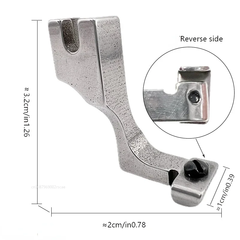 2/1pc T69 piedino per cerniera invisibile regolabile piedini con cerniera unilaterale per accessorio per macchina da cucire industriale ad ago