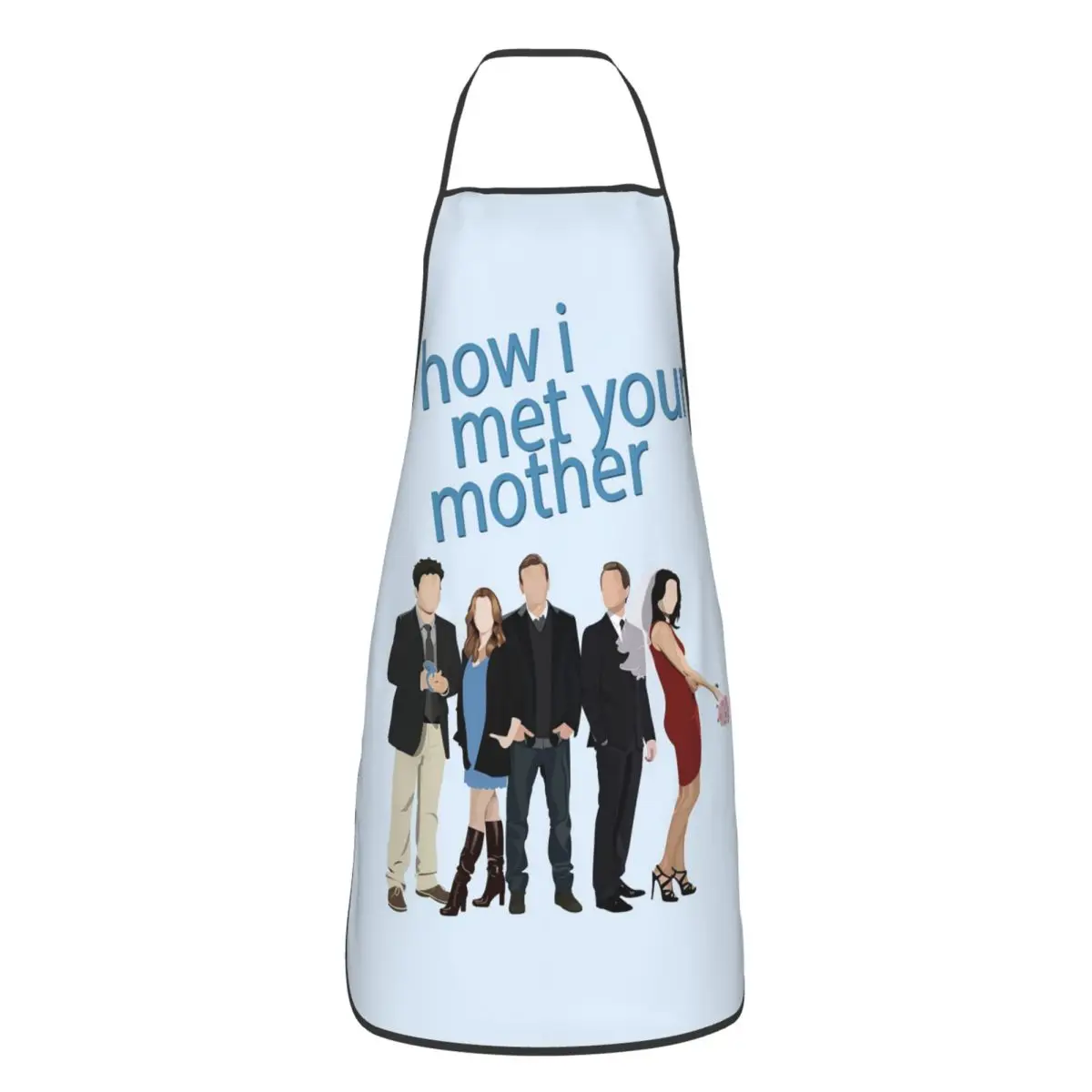 Intervention How I Met Your Mother Apron Chef Baking Tablier Sleeveless Bib Kitchen Cleaning Pinafore for Women Men Gardening