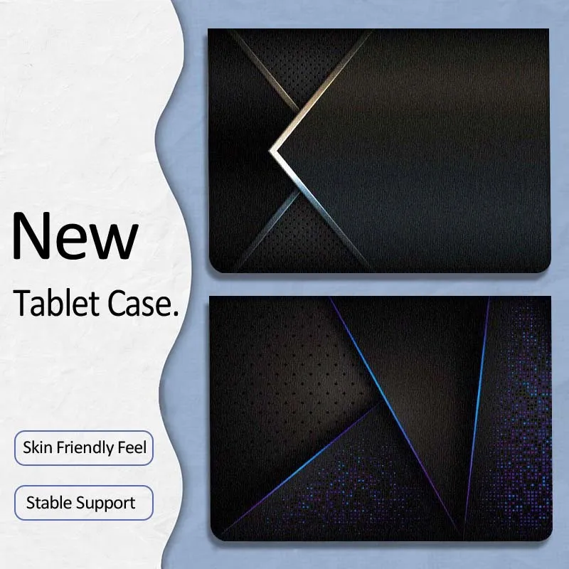 

Popular Black Texture Design Gift For Samsung Galaxy Tab A7 A A8 A9 A11 S6 S11 10.1 10.4 10.5 Inch Lite PLus Soft Tablet Case