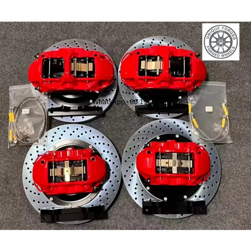 

26 Style Factory Hot Sale New Modified Aluminum 6-Piston Front 4-Piston Rear Big Brake Calipers Kit For Audi Q3 Q5 Q7 A1 A2 A3 A