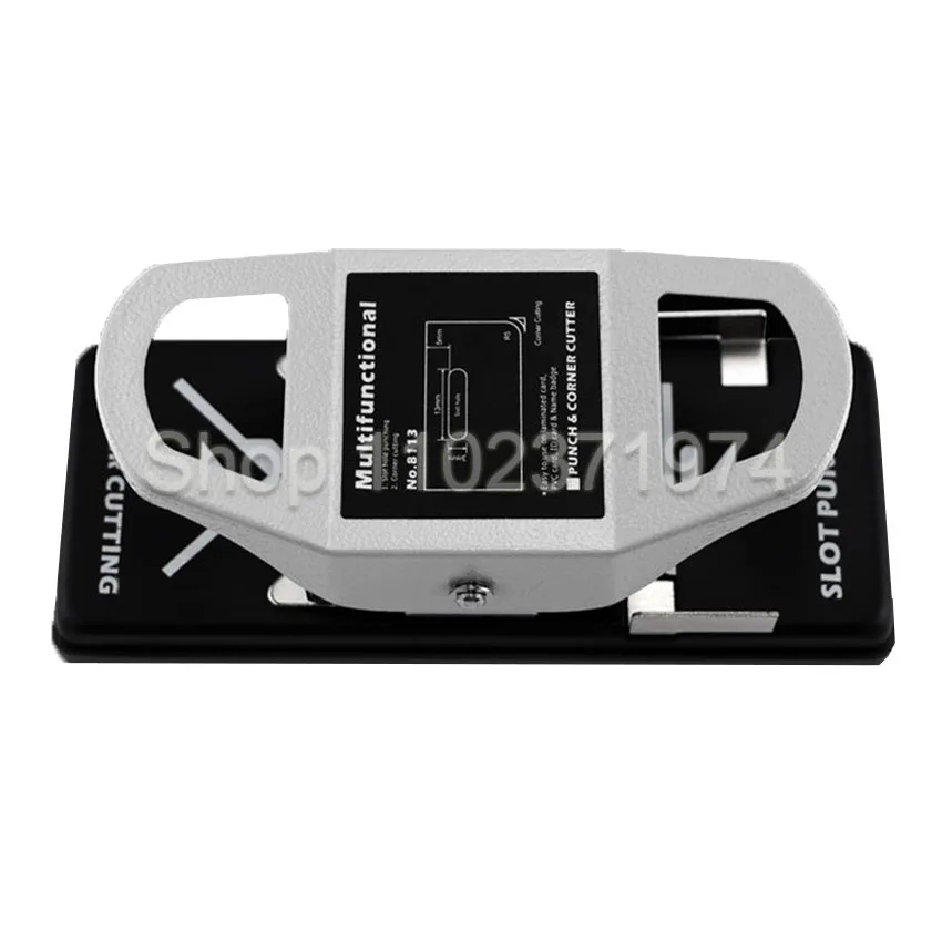 Hole Punch and R5 Corner Punch PVC Flat Hole Chamfering Double Pliers Table Multi-function Card Dual-purpose Punch