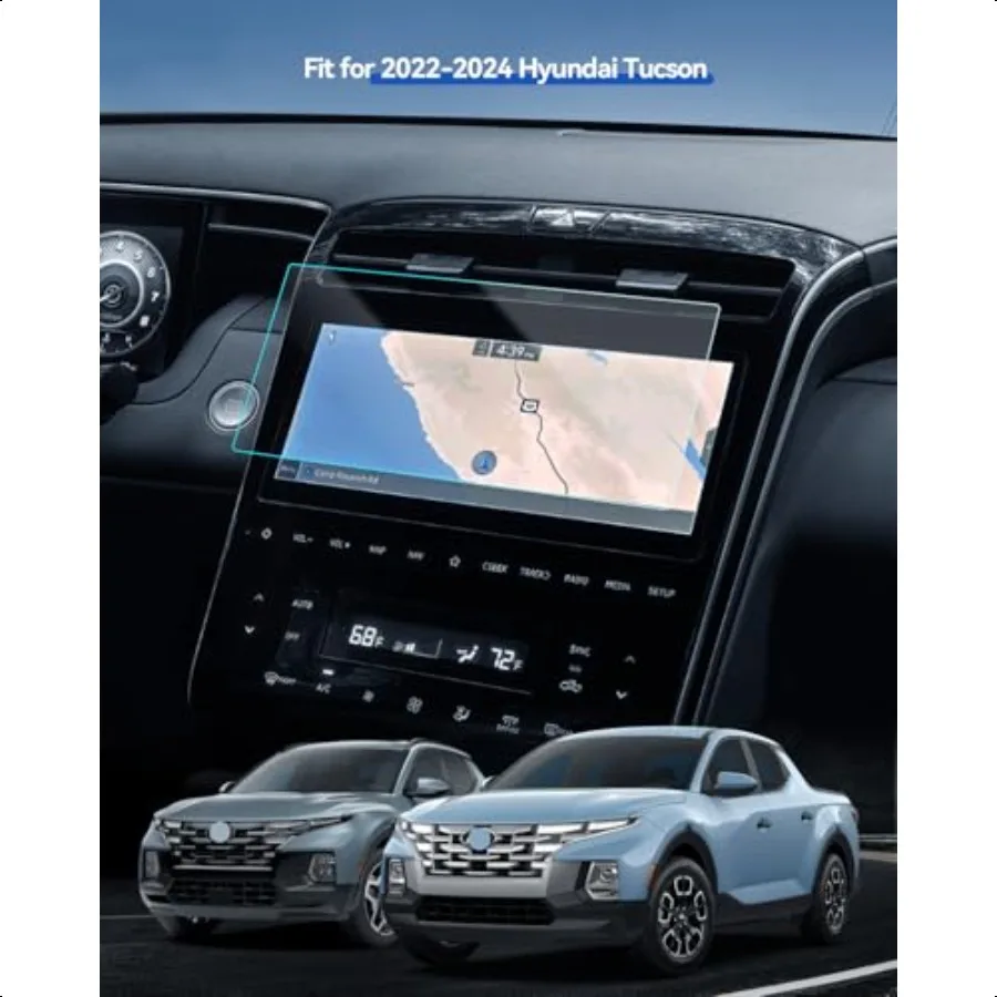 Matte Screen Protector for Hyundai Tucson 2022 2023 2024 XRT N Line Limited SEL Convenience SEL Accories Navigation Touchscreen