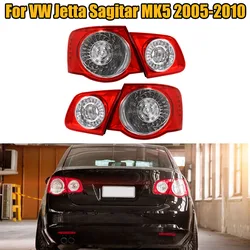 For Volkswagen VW Jetta Sagitar MK5 2005 2006 2007 2008 2009 2010 Outer Inner Car LED Rear Tail Light Lamp  Brake Light DRL