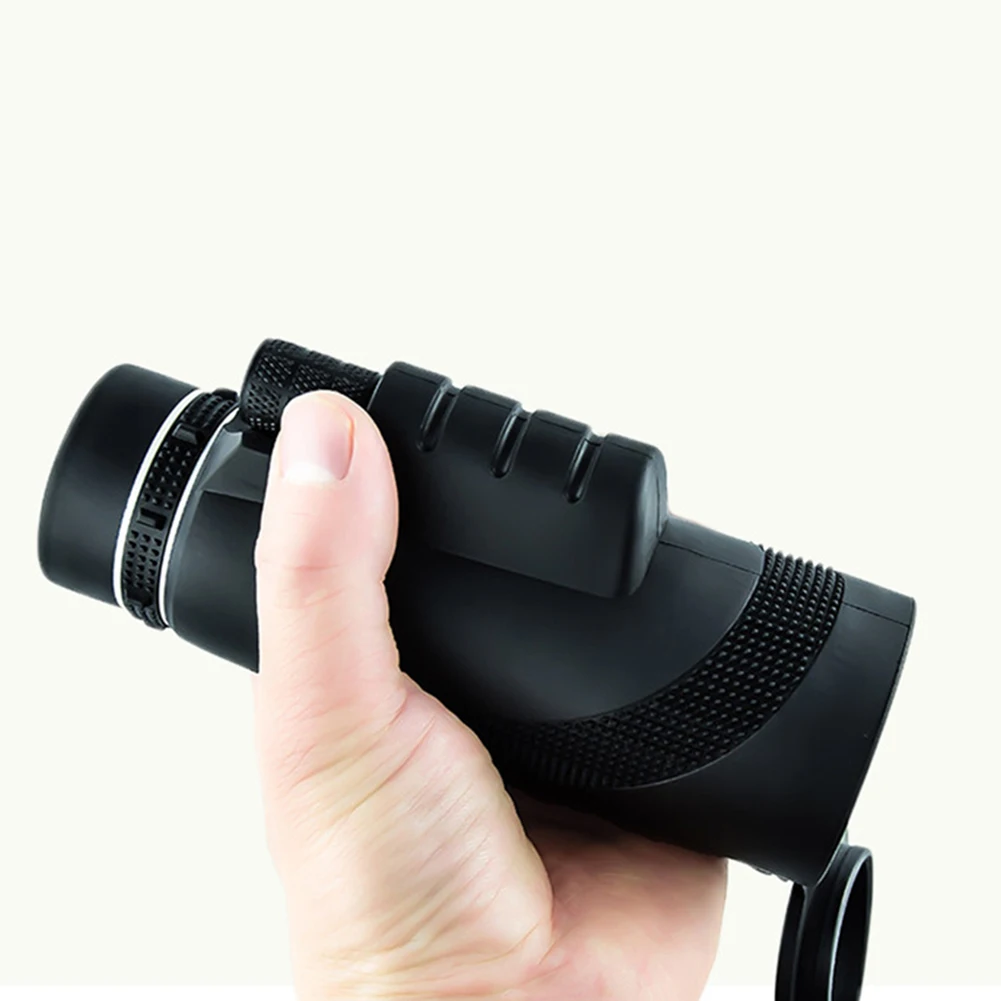 10X أحادي تلسكوب خفيف الوزن للرؤية الليلية تلسكوب BAK4 عدسة بصرية متعددة الوظائف أحادي العين لمراقبة الطيور