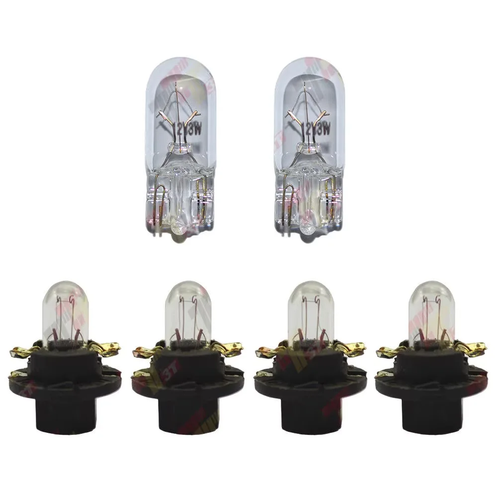 6PCS Light bulbs For Mercedes-Benz W208 W210 E- Class E320 E430 55 /AMG instrument cluster