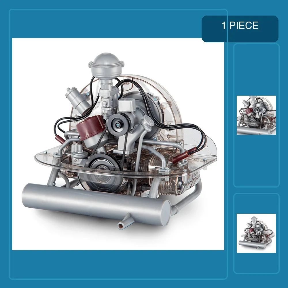 1/4 Engine Model Imported Movable Engine Car Model Collection DIY Assembly Toy For Adults Kids Educational Toy