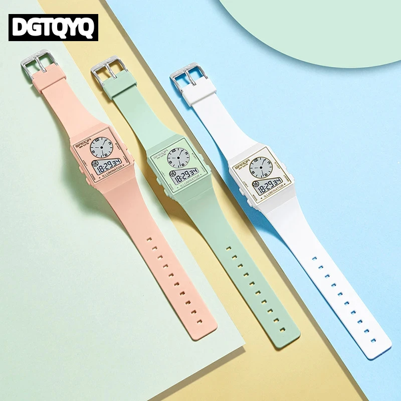 2026 New Fashion Electronic Watches for Woman Luminous Calendar Creative Watch Sports Casual Ladies Digital Wristwatch