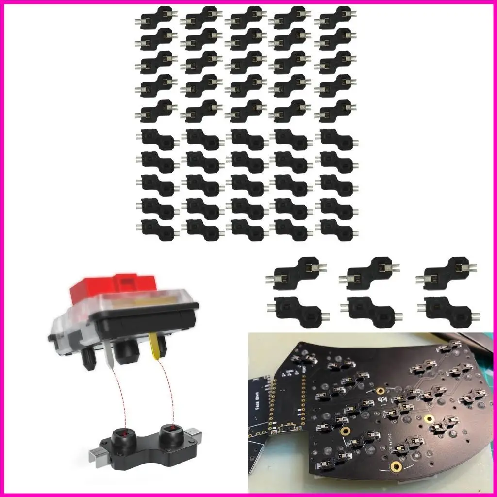 مقبس المبادلة الساخنة لـ Kailh 1350 مفتاح الشوكولاتة المنخفضة للمفاتيح الميكانيكية