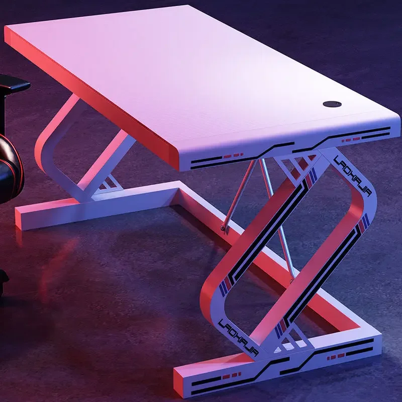 Adjustable Height Desk Computer Office Gaming Table Study L Shaped Folding Standing Writing Workstation Portable Motion