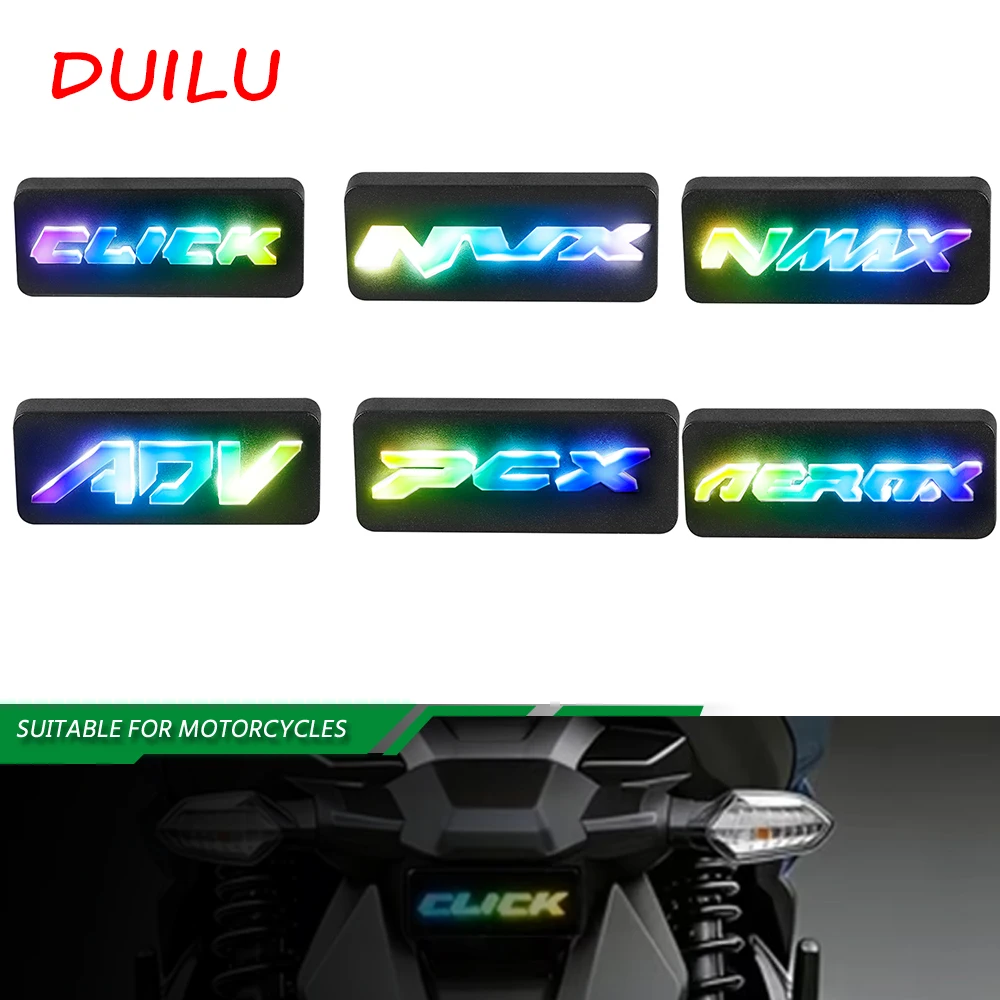 Motorcycle decorative lights Sticker Reflective Waterproof Gradient Design Modification Decoration Colorful For HONDA For YAMAHA