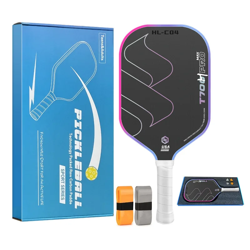 

1pc T700 Pickleball Paddle Carbon Fiber USAPA Approved Pickle Ball Paddle Lightweight Frosted Surface Professional Game Supplies