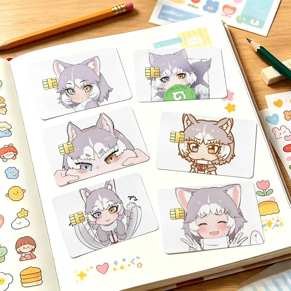 Domestic Dog (Mixed-Breed) Kemono Friends Card Sticker Cartoon Art Credit Card Skin Anti Scratch Bank Debit Card Decal