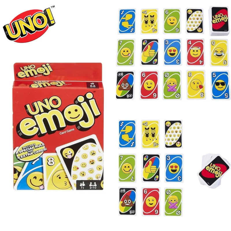 

UNO card game Emoji expression pack theme board game card family party leisure puzzle parent-child interactive children's gift