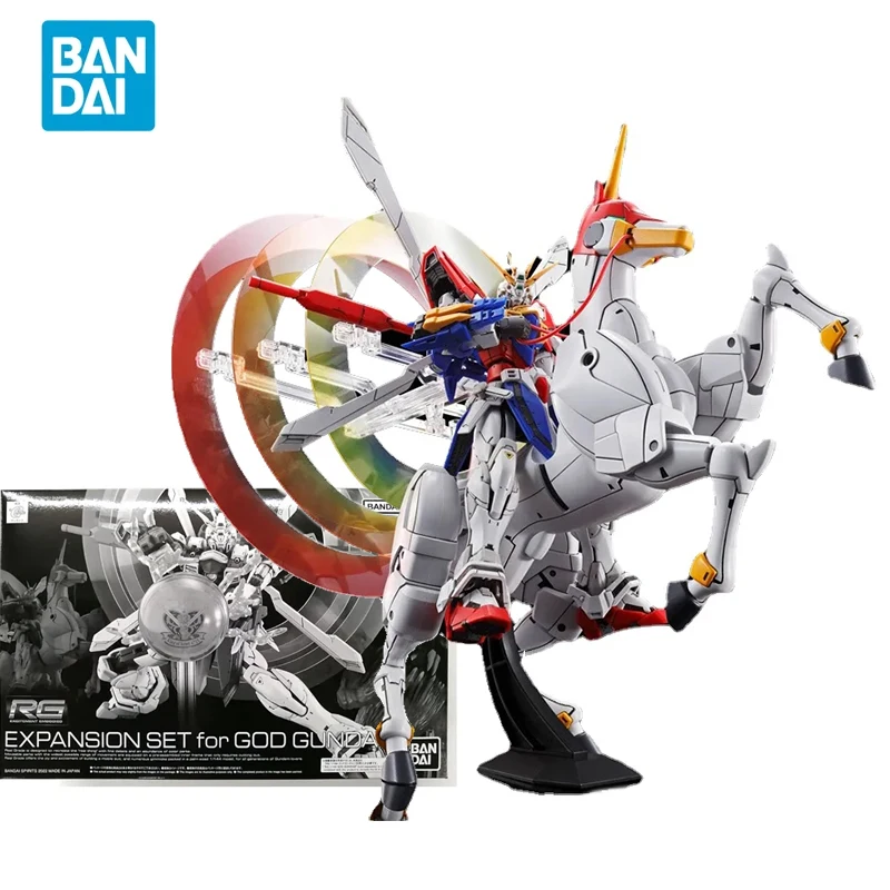 

Bandai Genuine Anime GUNDAM Model RG 1/144 EXPANSION SET for GOD GUNDAM Action Figure Assembly Model PB Toys Gifts for Kids