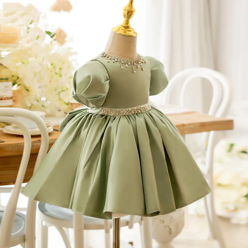 

Модное платье для девочек в стиле подиумной моды, элитное, для выступлений на пианино, для маленьких ведущих, осеннее, для первого дня рождения, детское, для выступлений, принцесса