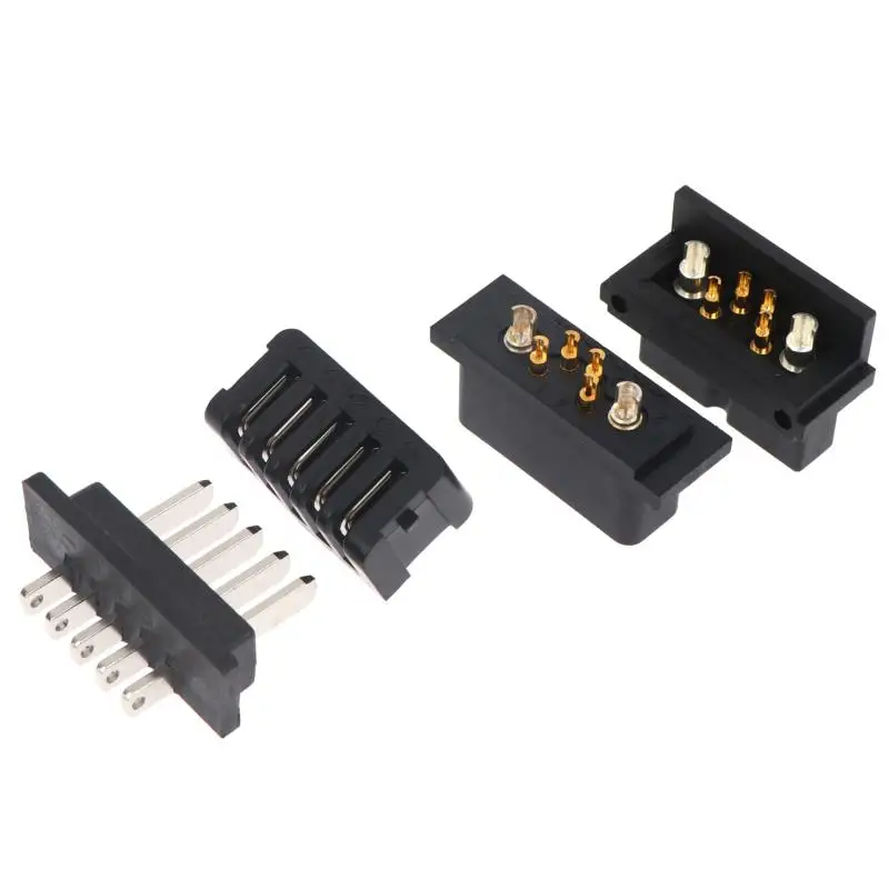 Power Connector 1Pair Hailong Discharge 4pins/5pins/6pins Male Female Ebike Parts Plug Accessories Gift