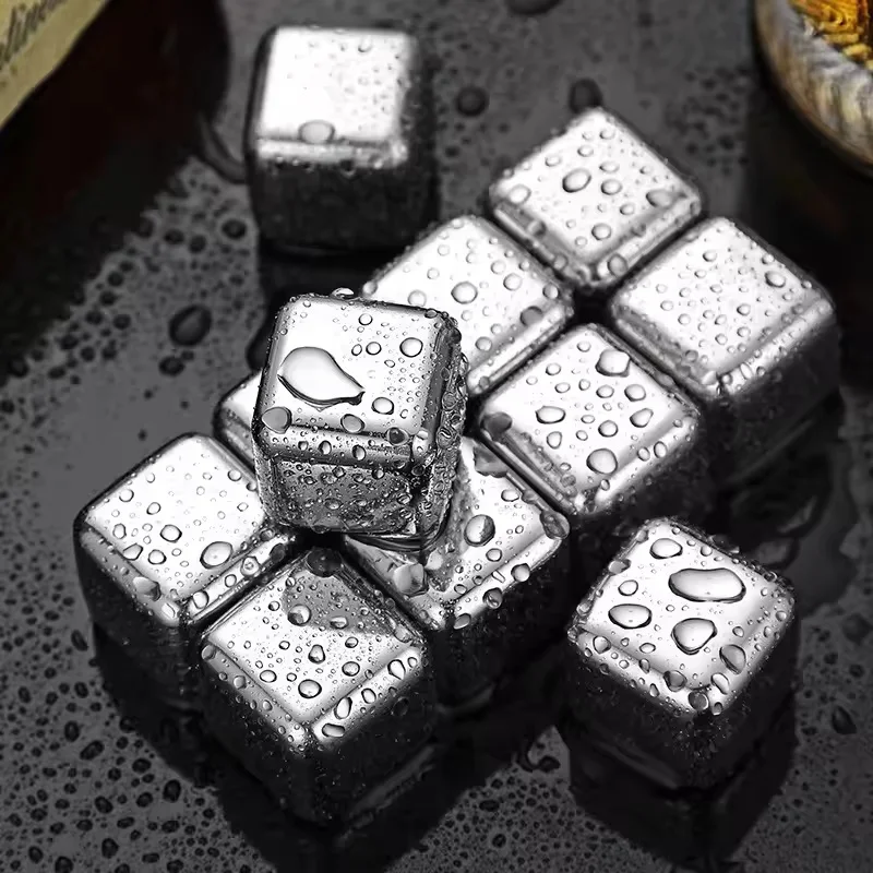 Многоразовые-охлаждающие-камни-из-нержавеющей-стали-4-6-8-шт-для-виски-вина-пива-водки-–-металлические-кубики-для-охлаждения-напитков-аксессуары-для-вечеринок-и-баров