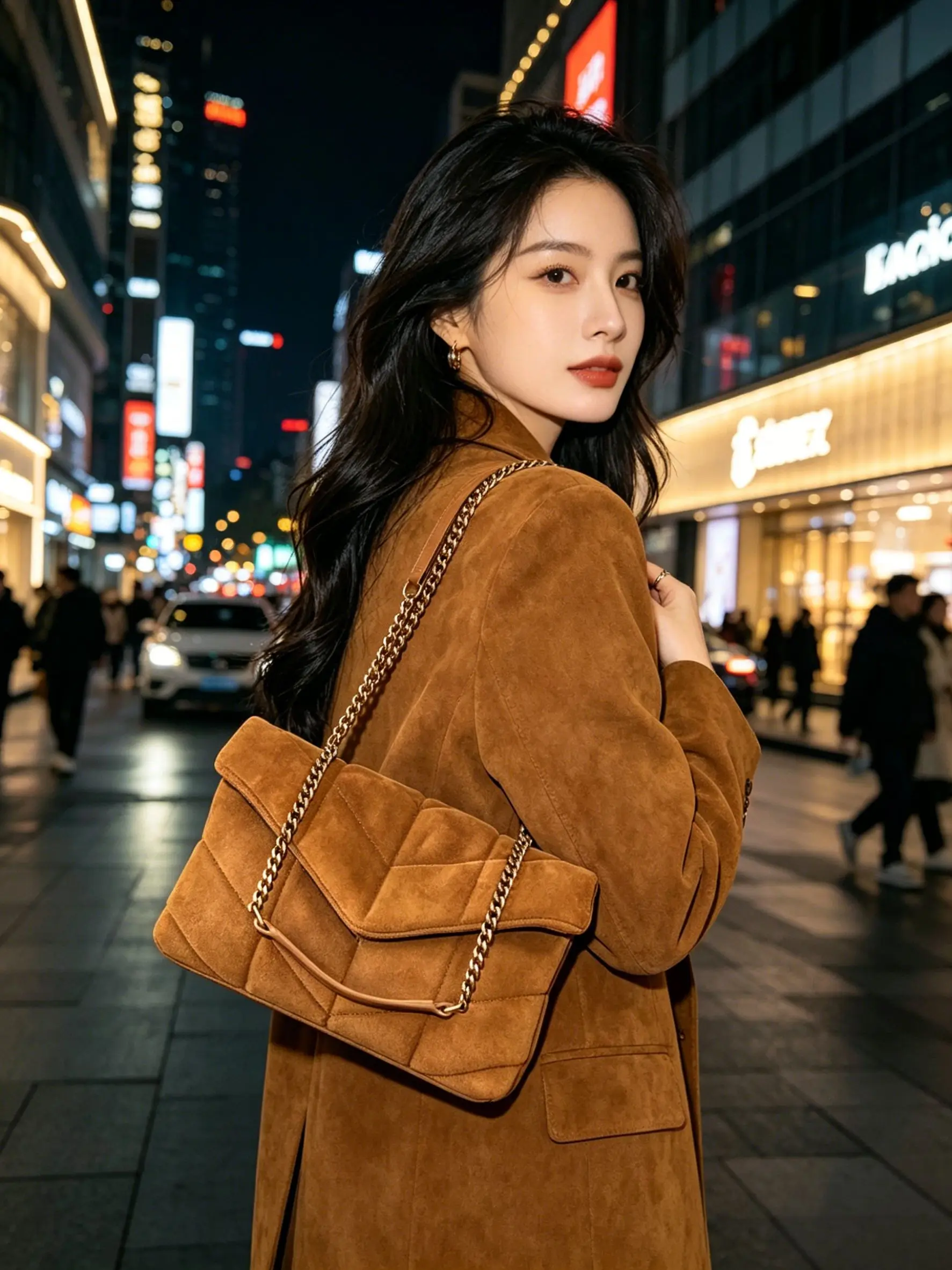 

Chain Bag Luxury Women's Shoulder Bag Soft Leather Commuter Bag Crossbody Shoulder Bag