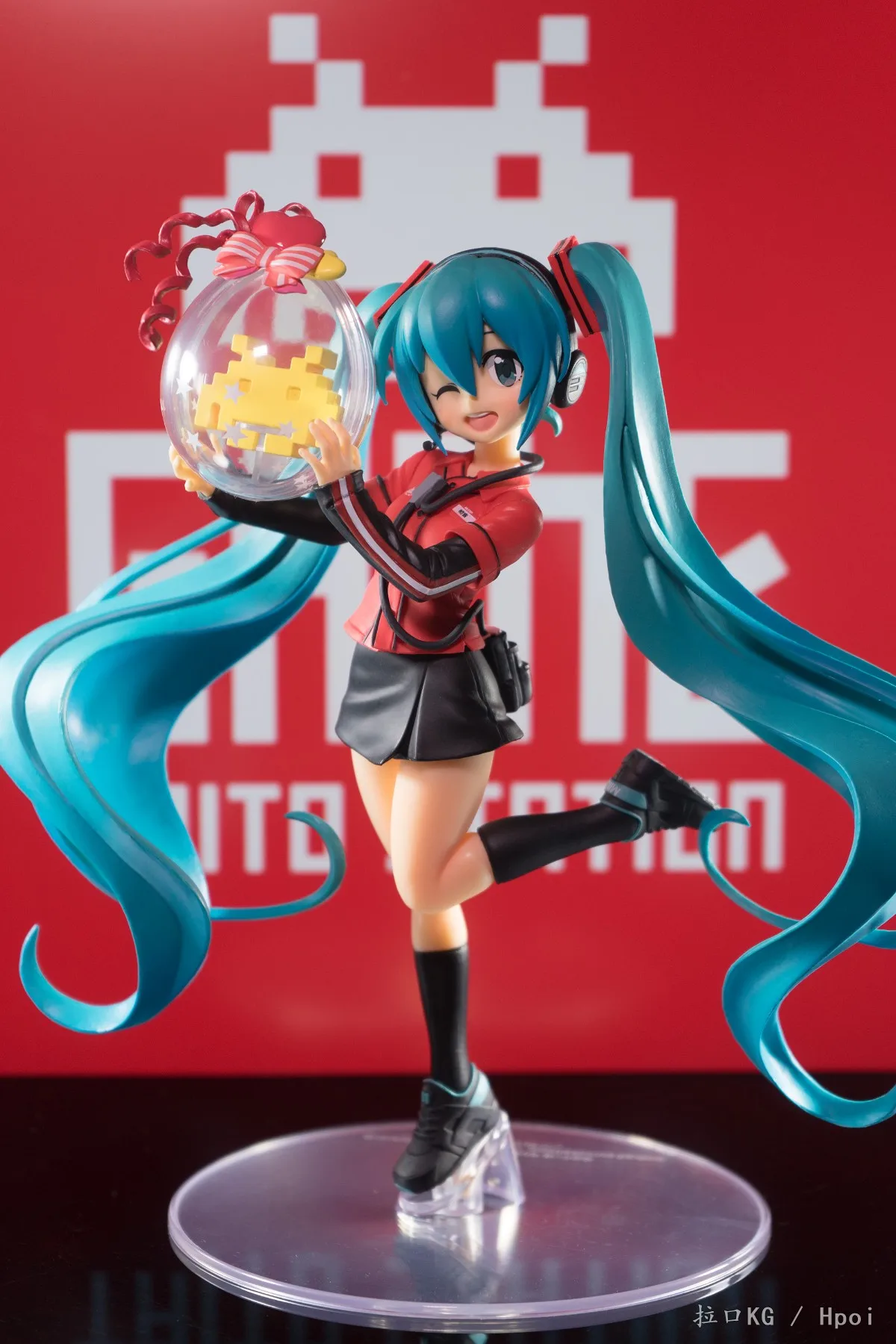 21CM Anime Hatsune Miku gra figurowa w postaci munduru element ubioru piłka do gry figurki z kolekcji zabawka figurka prezent Kawayi