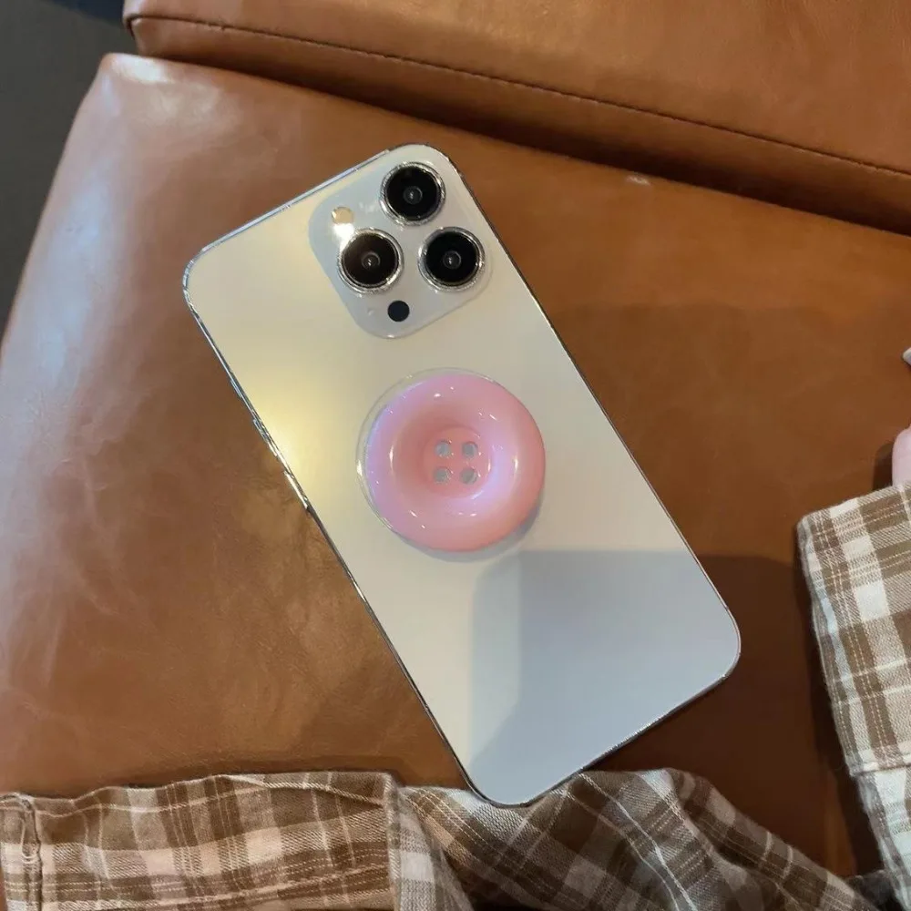 

Модная 3D-подставка для телефона с имитацией кнопки, милая клейкая выдвижная подставка для телефона, ручка для телефона, подставка для телефона