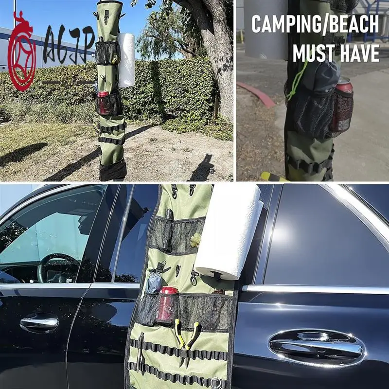 

A67P-Кемпинговые принадлежности, подвесная сумка для хранения навеса, сумка для домашнего офиса, сумка для пикника, подвесная встроенная сумка