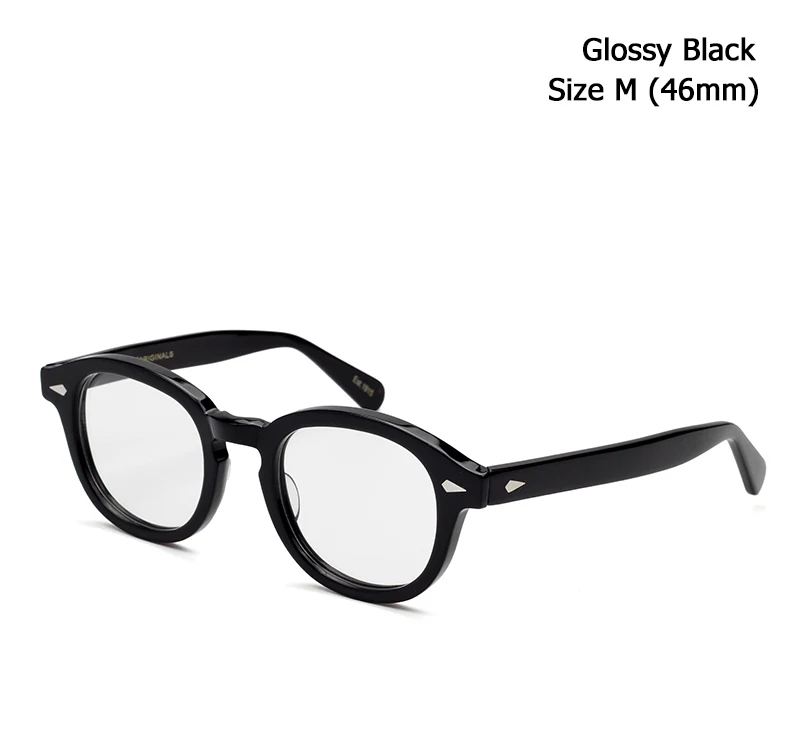 NONE Brillen Rahmen Männer Johnny Depp Lemtosh Optische Gläser Frauen Computer Brille Klare Linse Acetat Rahmen Luxus Marke Vintage 9