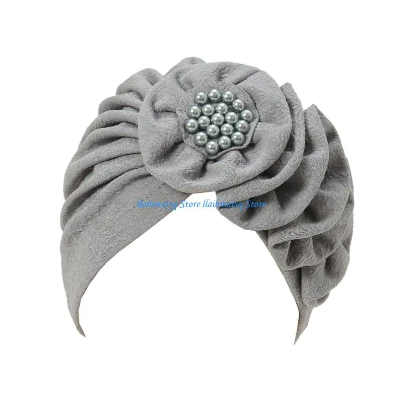 

573B Chemo Headscarf Hat for Outdoor Party Photo Props Hijab for Women