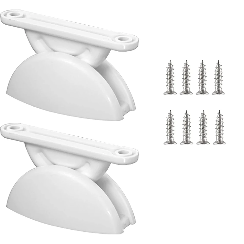 

Yuanjoy 1/2 Sets RV Retaining Catch Holder Door Retainer Kit Door Catch Stopper Clip for Campervan RV Boat Motorhome
