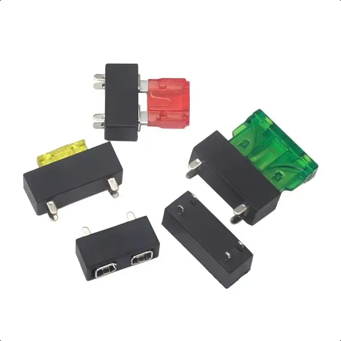 【20-5PCS】Car Fuse Holder PCB Board MINI Small Medium Blade Auto Automotive Boat 32V For PCB Board Safety Clip Insertion Typ