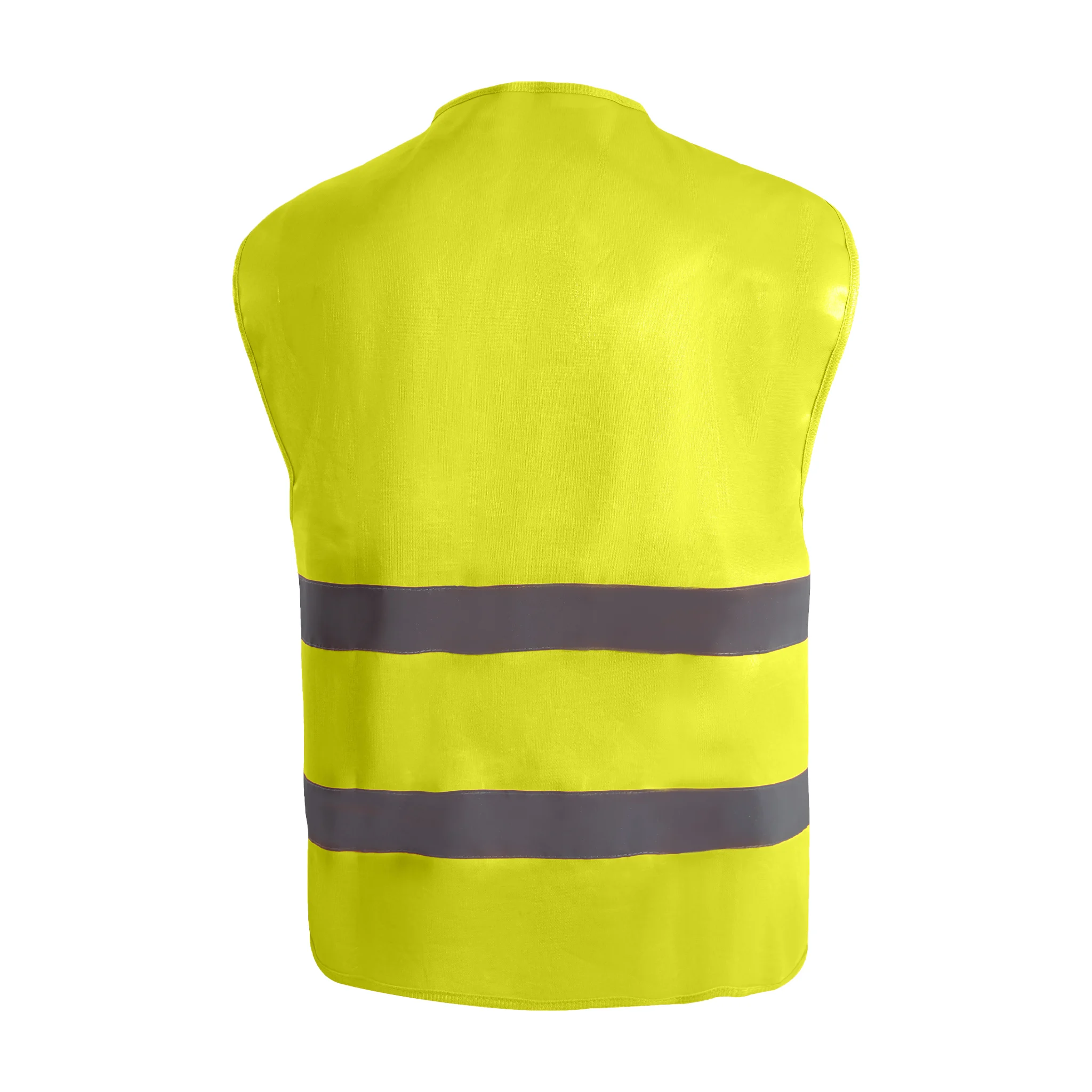 Coat Vest Sleeveless for Men Women Construction Workwear Relaxed Fit Outdoor Work with Reflective Strip