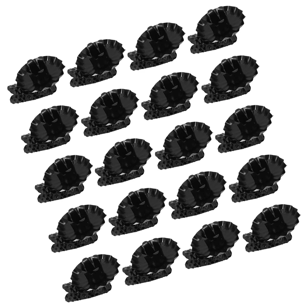 

20Pcs Christmas Tree Clips Metal Holder Delicate Vintage Candlestick Clip Xmas Party Decorative Stand Metal Holder