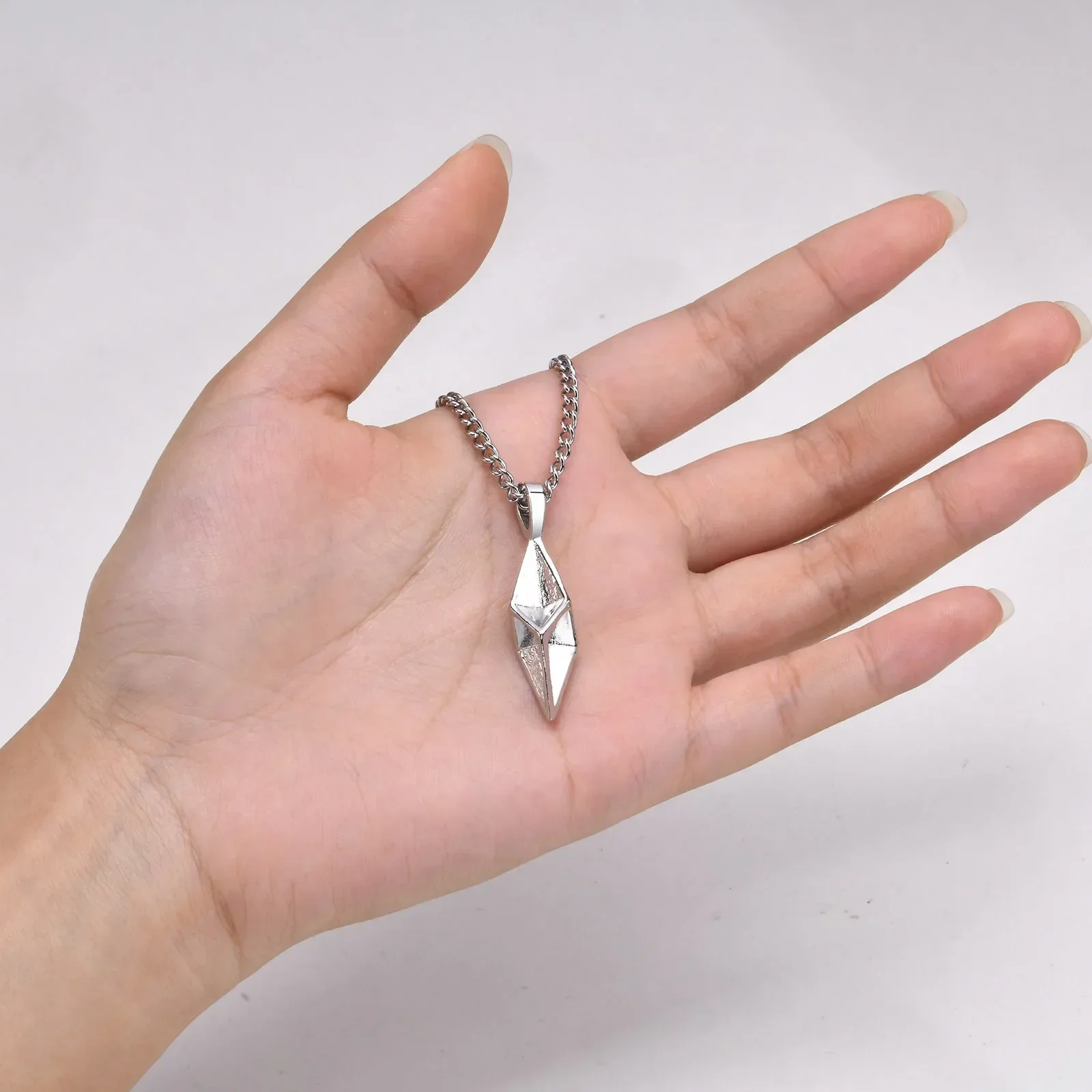 Mens Star 4-Pointed Necklaces,Waterproof Stainless Steel Geometric Pendant Collar Father\'s Day Birthday Gifts Jewelry