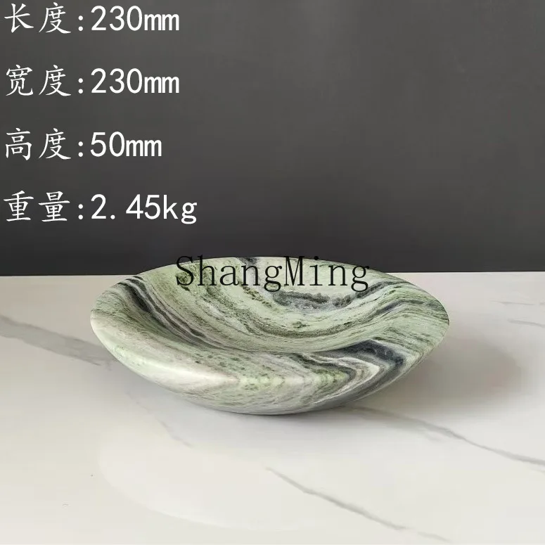 SM Home Marble Plate Sample Room Shooting Props Bookcase Porch Walkway Ornament Light Luxury