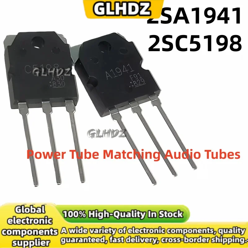 1-/5/10/30pairs 2SC5198 2SA1941 (A1941 + C5198) for Power Tube Matching Audio Tubes Power Module