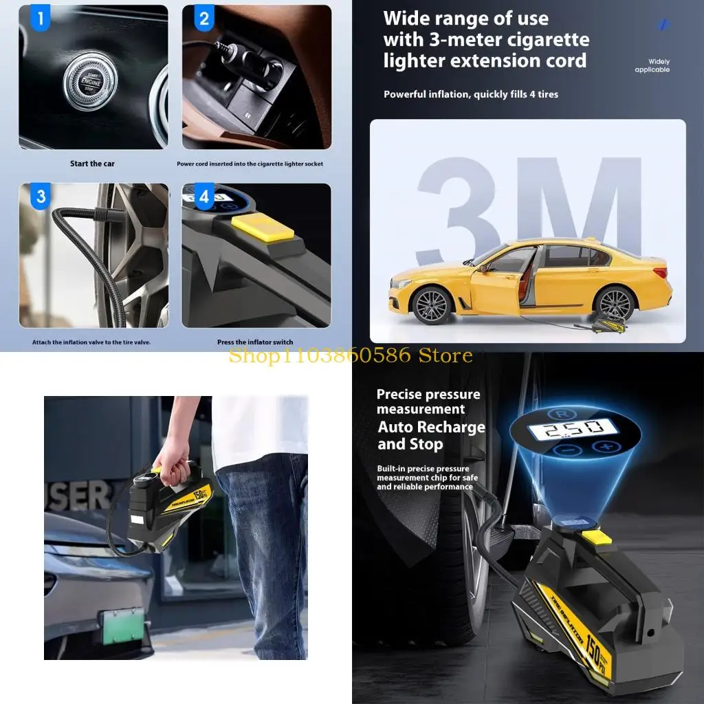 

242a Высокая точность ABS Автомобильное надув с аварийным освещением для автомобиля