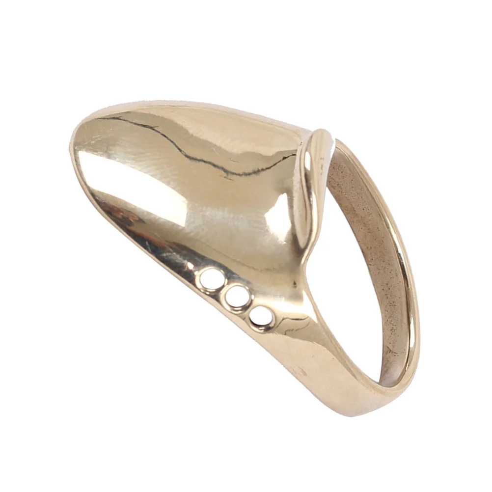 

1 Set Of Brass Thumb Ring Wear-Resistant Archery Finger Guard Professional Portable Hunting Accessory For Traditional Oriental