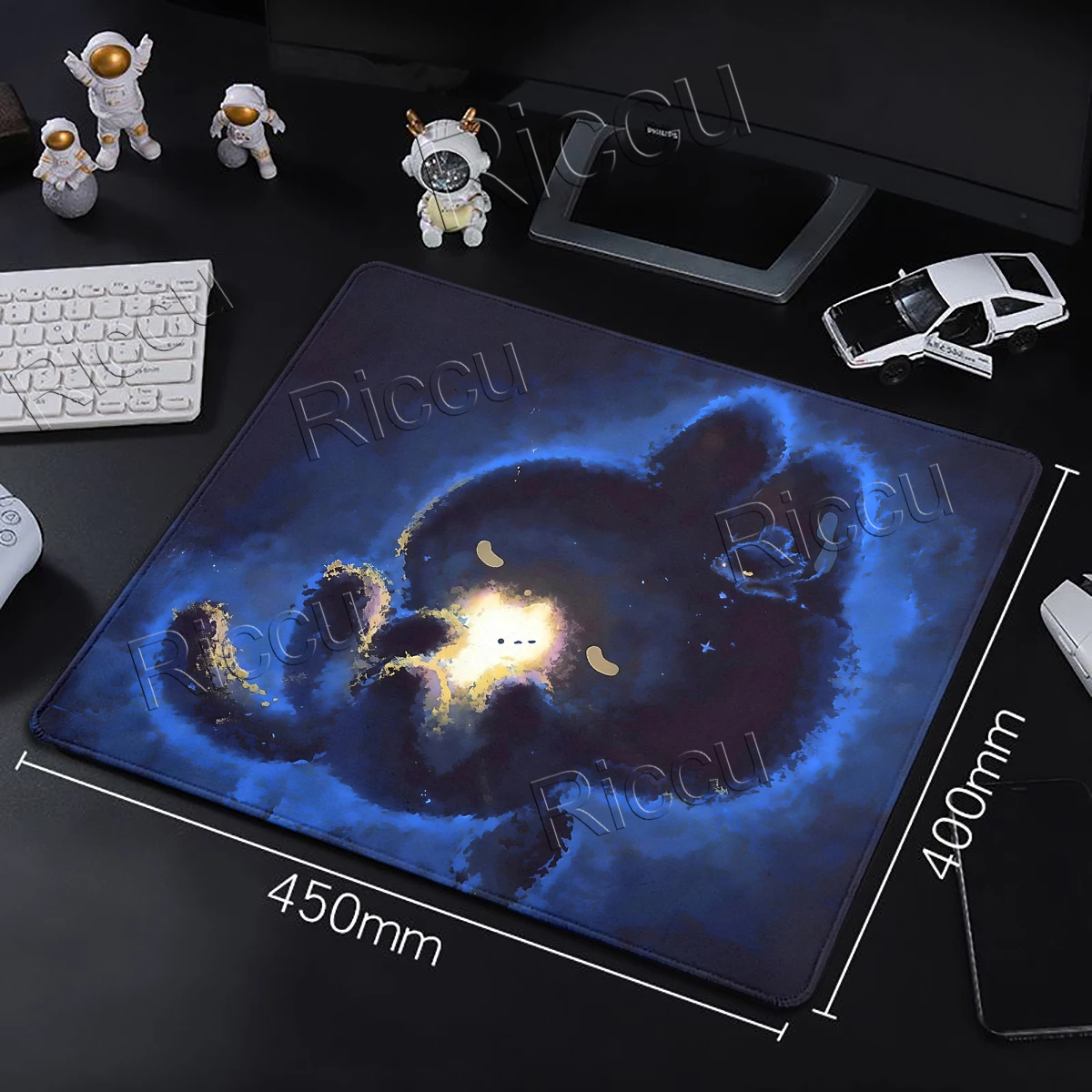 Small Size Cute Kitten Mousepad Office Desk Mat Accessories Mouse Pad Computer Speed Type Carpet Mat Player Laptop Keyboard Mats