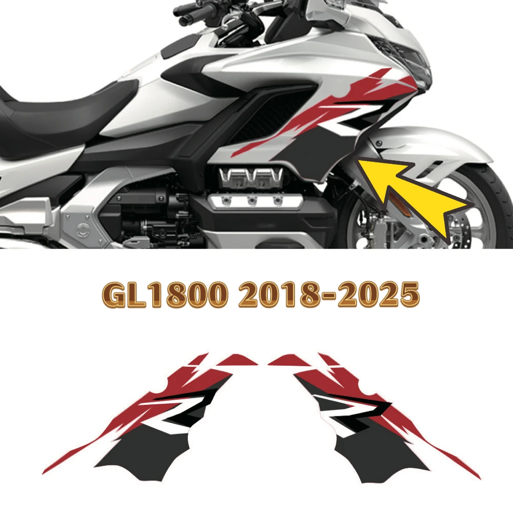

For Gold wing GL1800 GL 1800 2018-2025 Side Panel Decorative Decals GL1800 Side Panel Decorative Decals GL1800