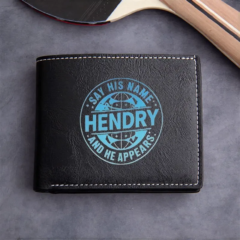HENDRY Carteira de couro PU premium design minimalista leve durável uso diário para homens e mulheres estilo compacto elegante