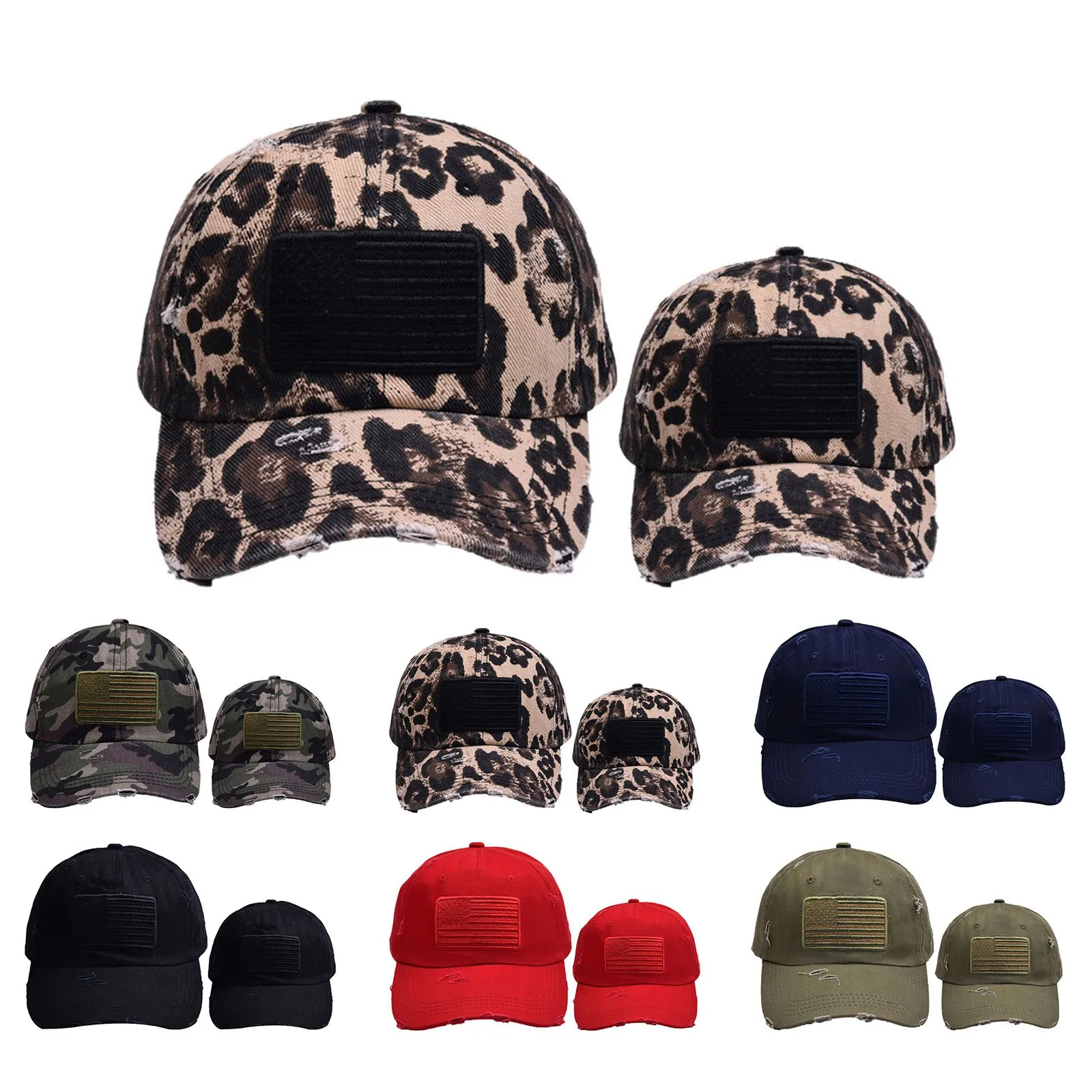 

Boys Hats Scarf And Glove Set 2pcs Parent Child Flag Baseball Cap Mother Father Daughter Son Sun Hats Caps for Kids