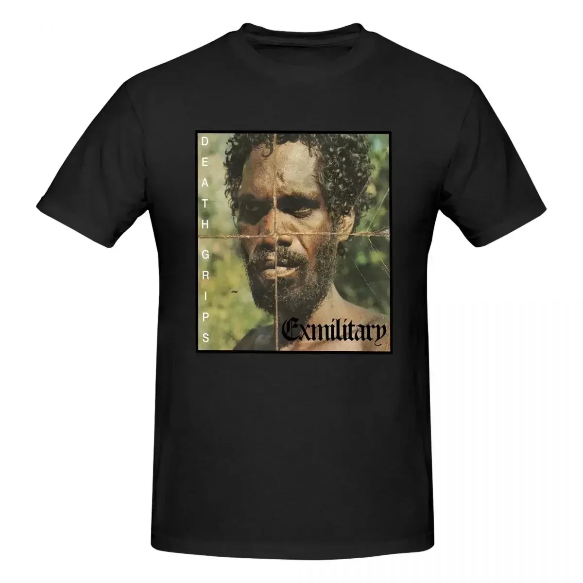 Death Grips Exmilitary 100% Cotton T-shirt Men's Funny T Shirts Men O-Neck Short Sleeve S-6XL