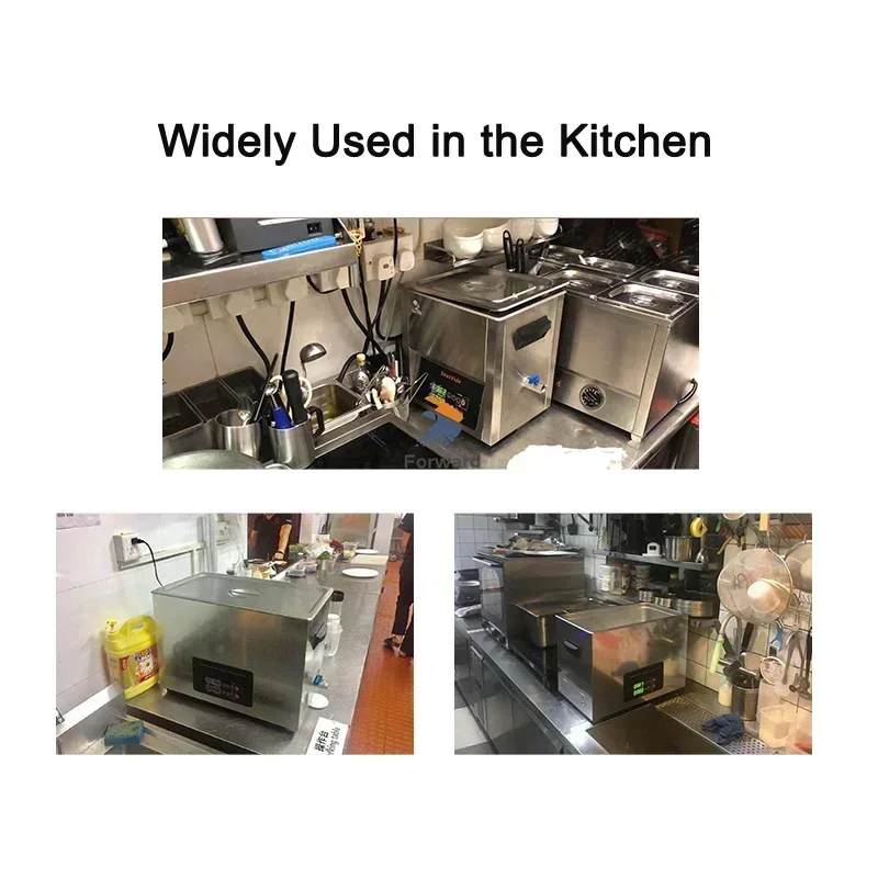 Excellent Best Seller First 2 In 1 Stainless Steel Electric Sous Vide Cooking Ultrasonic Cleaner 6L Slow Cooker With Timer And T