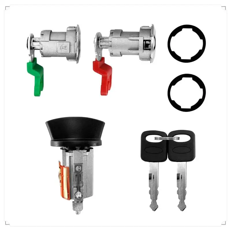 

Car Door Locks Cylinder Lock Kit LC6177 DL5886 For Ford E150 E250 1997-2020 Ignition Lock 703369 597638 Parts