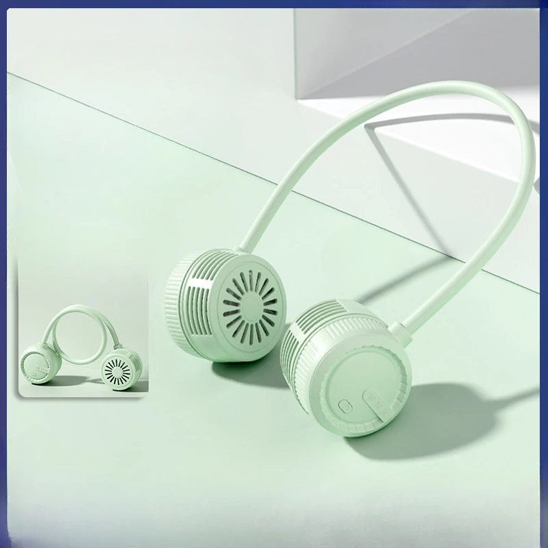 2026 New Arrival Bladeless Neck Fan with 3 Speed Settings, Mini Portable Air Cooling Neck Fan