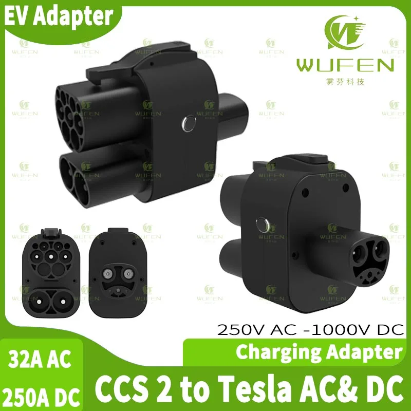 

Ccs2 For Tesla Adapter Fit For Tesla Model 3 X Y Made In Usa From Ccs2 Charger Support Ac And Dc For Tesla Adapter