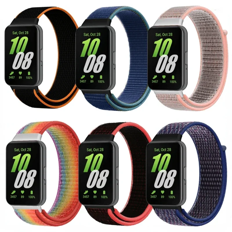 Ремешок нейлоновый для Samsung Galaxy Fit 3, Воздухопроницаемый браслет, официальный браслет для Samsung Galaxy Fit3 Correa, аксессуары