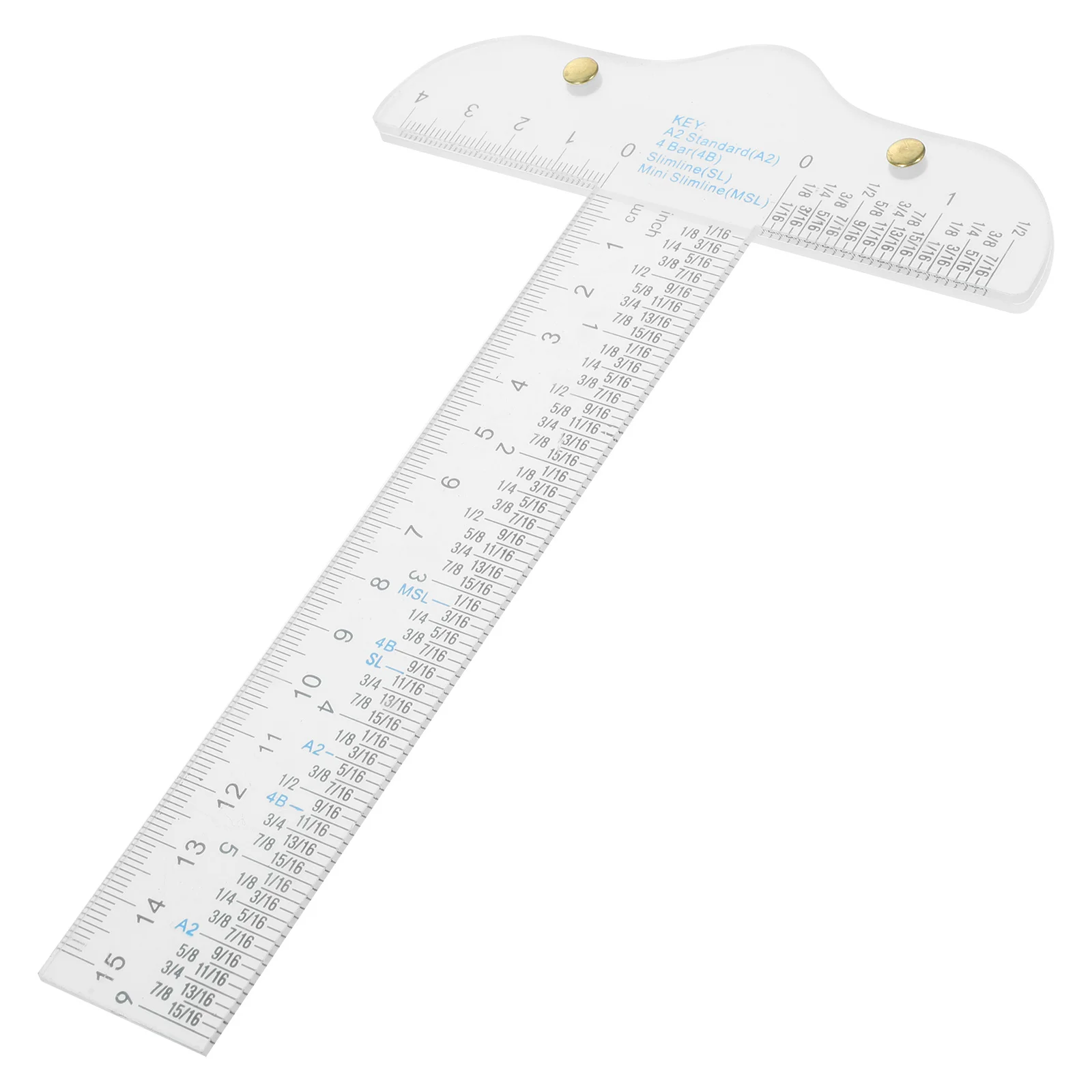 

Transparent Plastic T Shape Ruler Professional Measuring Tool for Drawing Drafting Sewing Clear Scale Ruler Student Architect